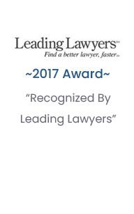 Leading Lawyers | Find a better lawyer, faster | 2017 Award | "Recognized By Leading Lawyers"