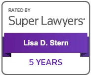 Rated By Super Lawyers | Lisa D. Stern | 5 Years